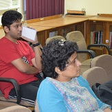 Uttam Kumar Ghorai, Dept. Industrial Chemistry & Applied Chemistry, Swami Vivekananda Research Center, Ramakrishna Mission Vidyamandira, was delivered a talk on Next Generation Transition Metal Doped Phthalocyanine Nanotubes for Multifunctional Applications on Oct. 31, 2019